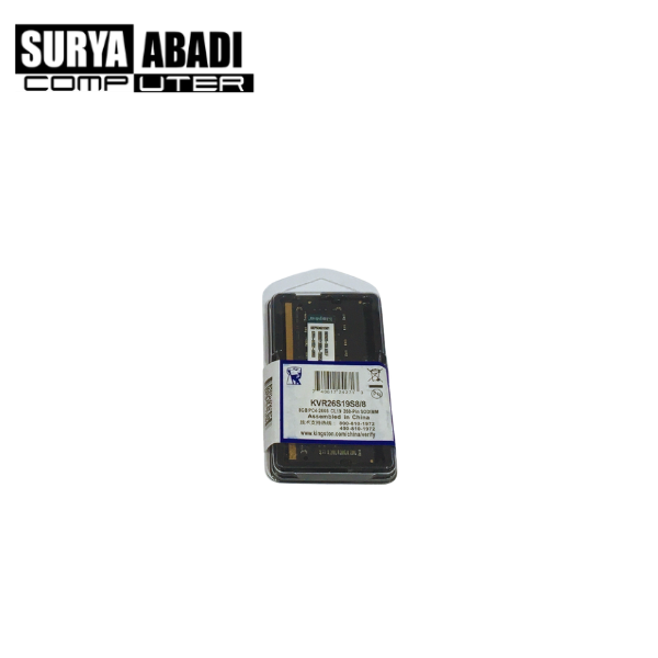 MEMORY KINGSTOON SODIMM DDR4 8 GB 2666