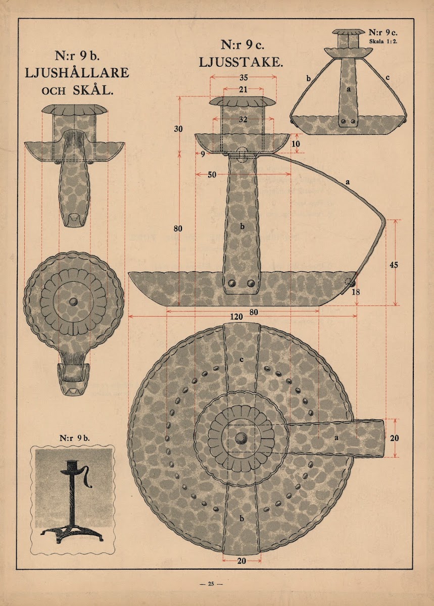 Candle holder and bowl Candlestick 1921