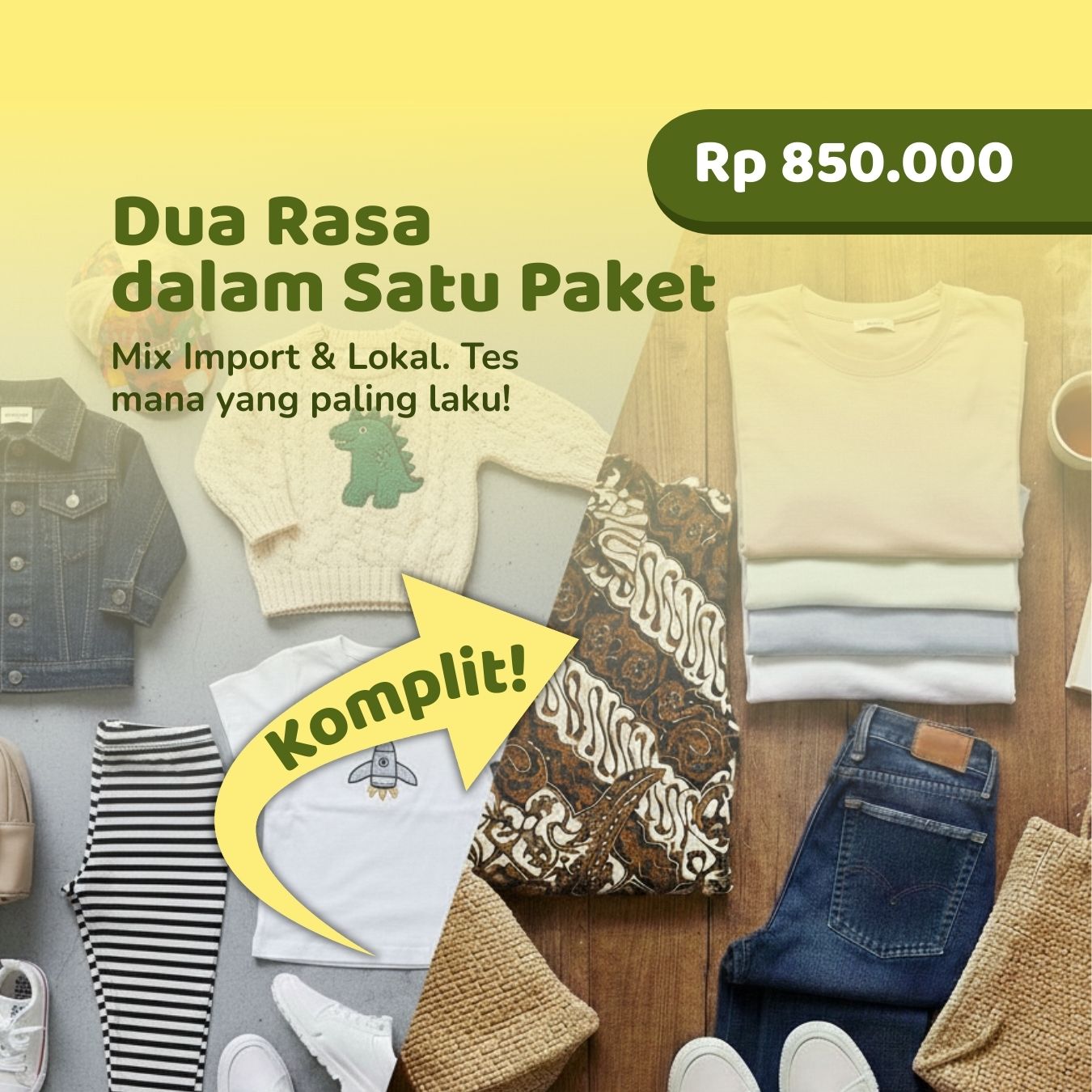 Foto Paket Paket Mix Sampel Murmer