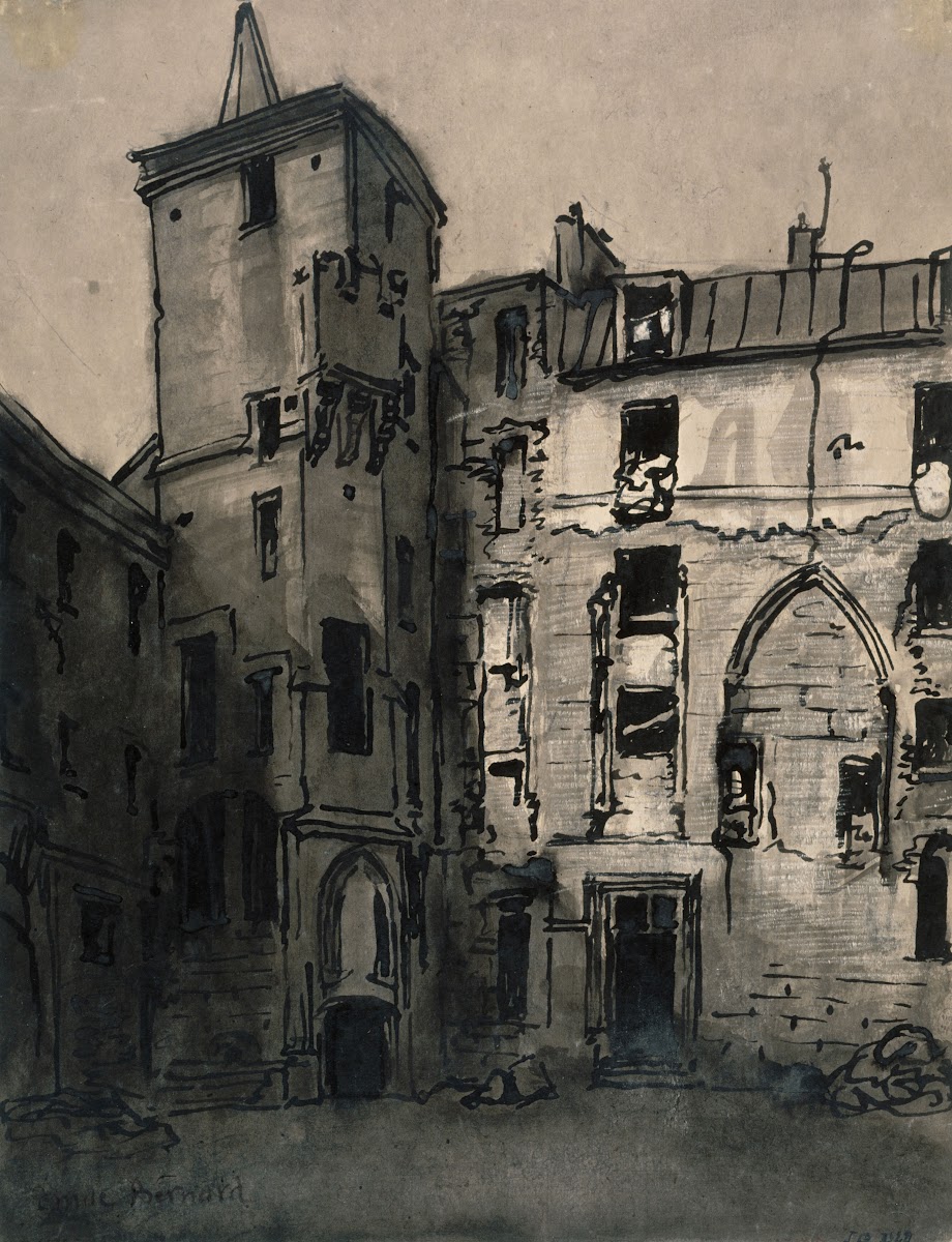 La cour de lhôtel de Sens