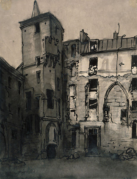 La cour de lhôtel de Sens