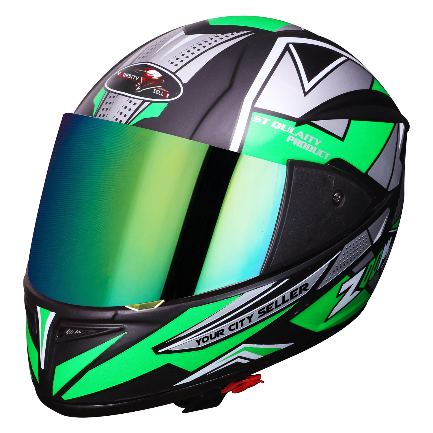 Comfortable interior padding of the helmet