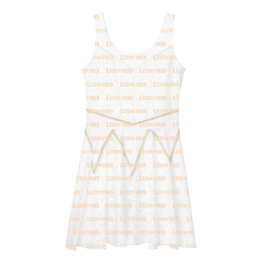 AOP slingback vest dress