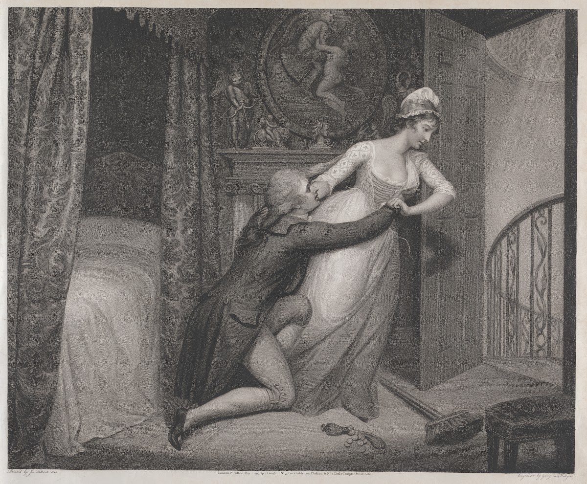 The Modest Girl rejects the Illicit Addresses of her Master 1797