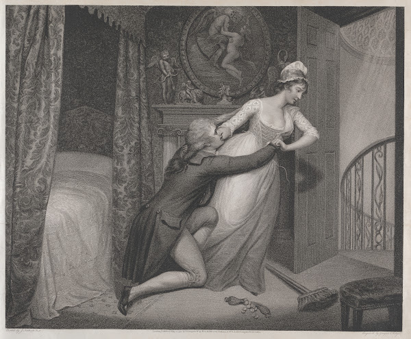 The Modest Girl rejects the Illicit Addresses of her Master 1797