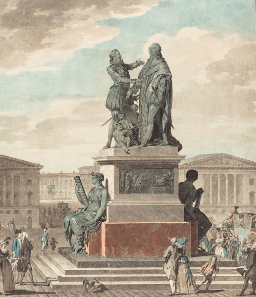 Projet dun monument a ériger pour le roi 1790