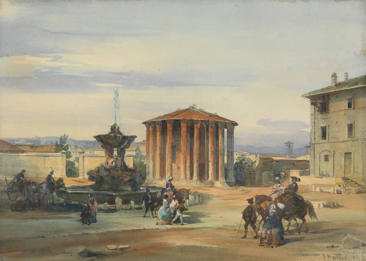 The Temple of Vesta Rome 1849