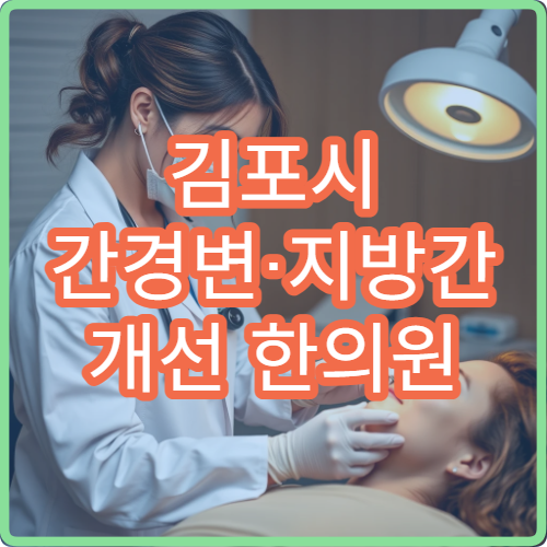 김포시 간경변·지방간 개선 한의원 치료 후기