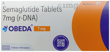 Obeda 7mg Tablet strip of 10 tablets