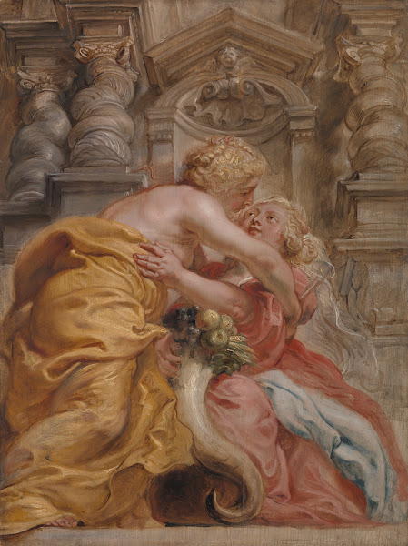 Peace Embracing Plenty between 1633 and 1634