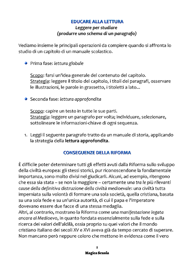 Anteprima della prima pagina: Leggere per studiare(1)