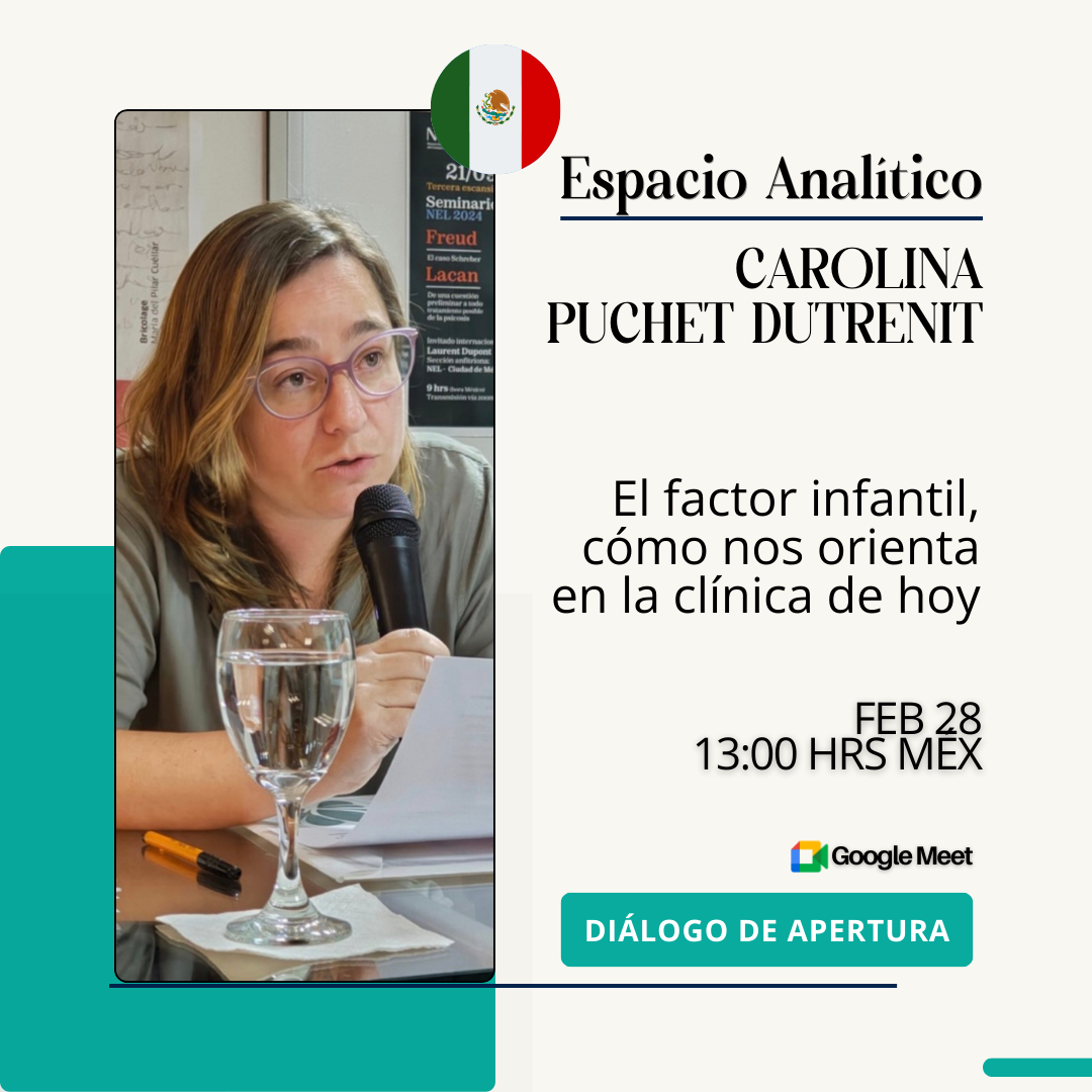 Flyer del curso con Carolina Puchet Dutrenit