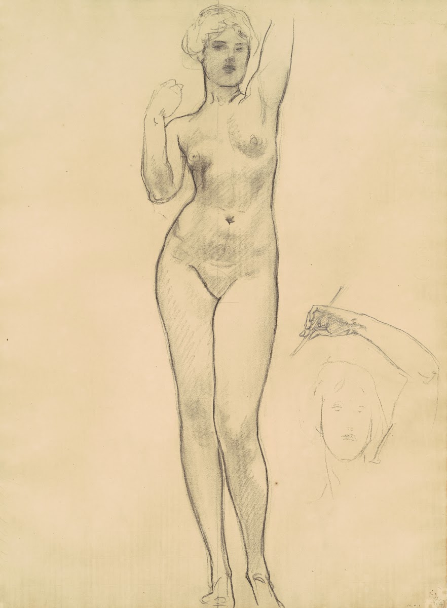 Studies of Aphrodite for Aphrodite and Eros 1919 1920