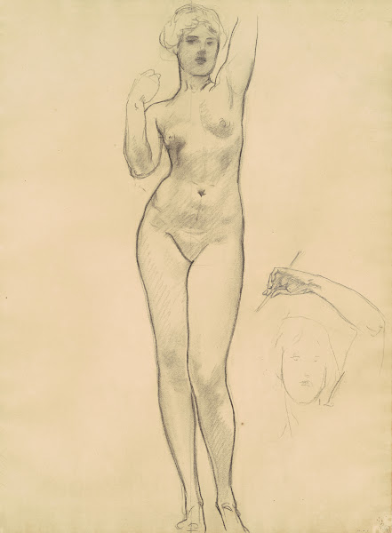 Studies of Aphrodite for Aphrodite and Eros 1919 1920