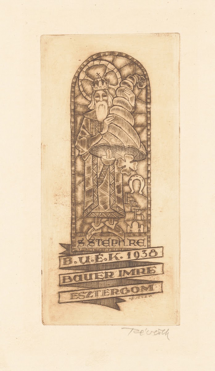 Nieuwjaarswens van Imre Bauer 1937