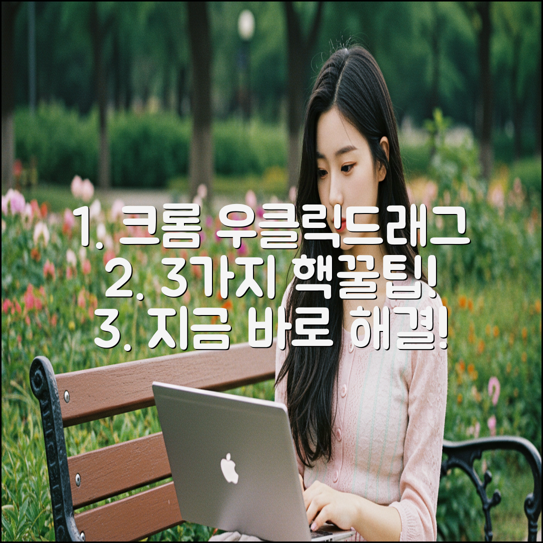 크롬 마우스 우클릭/드래그 문제, 3가지 해결책!