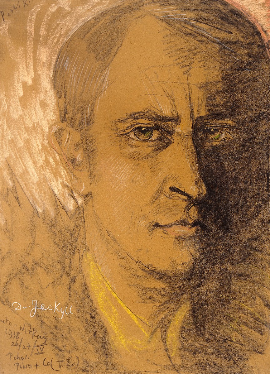 Self portrait  Dr Jekyll 1938