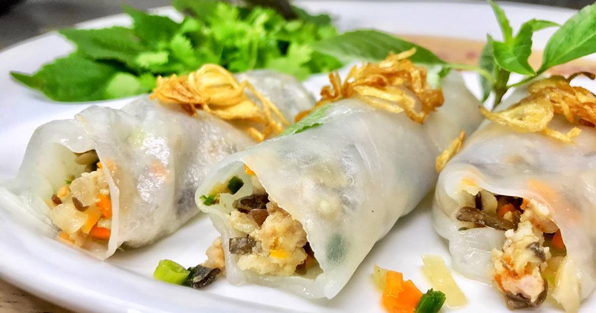 Bánh cuốn (bằng chảo)