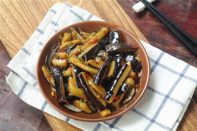 Cà Tím Chiên Sốt Tương Cay