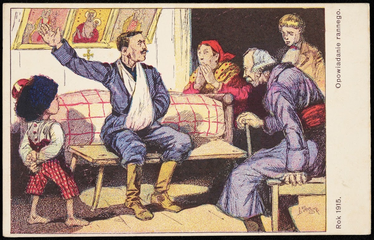 Rok 1915 Opowiadanie rannego 1915