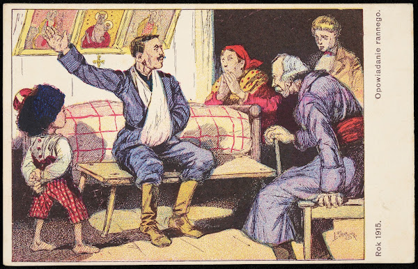 Rok 1915 Opowiadanie rannego 1915