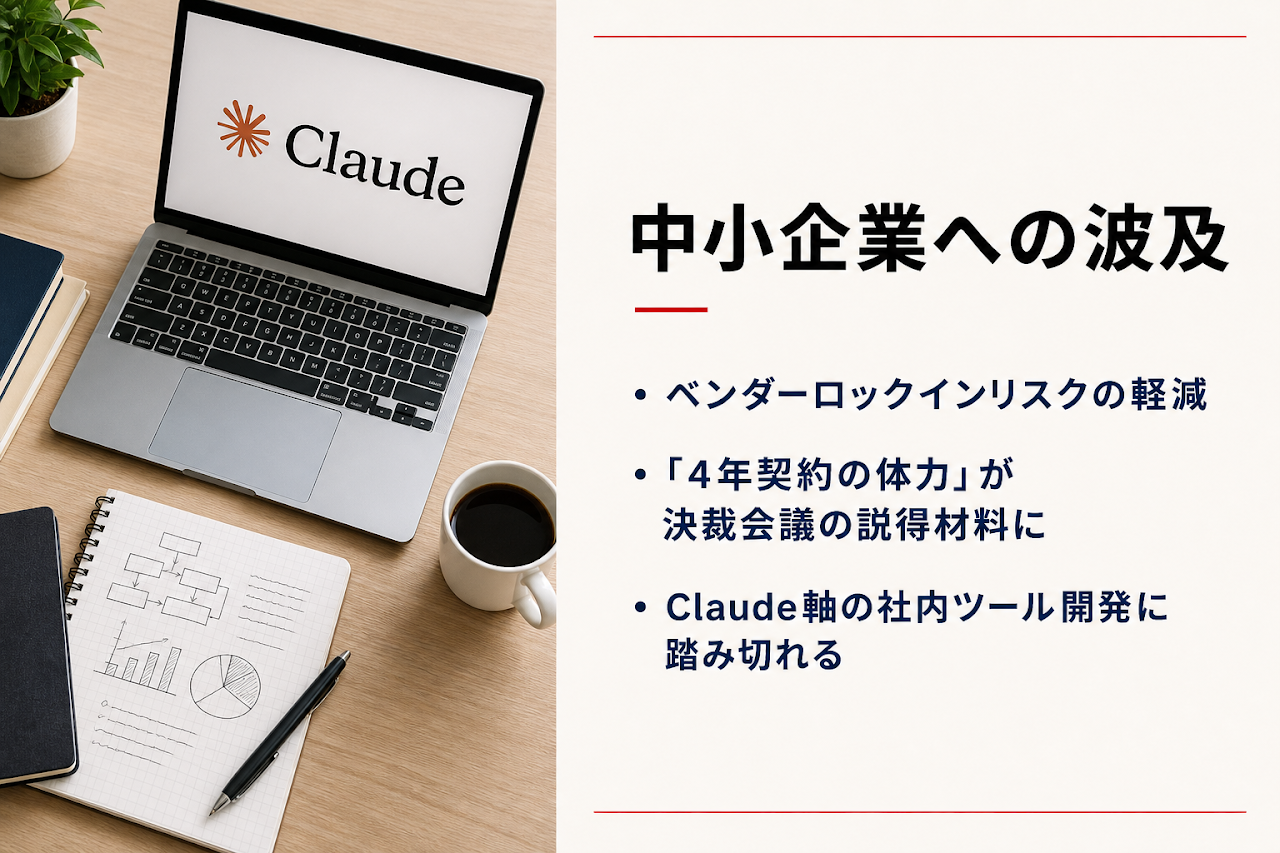 中小企業への波及