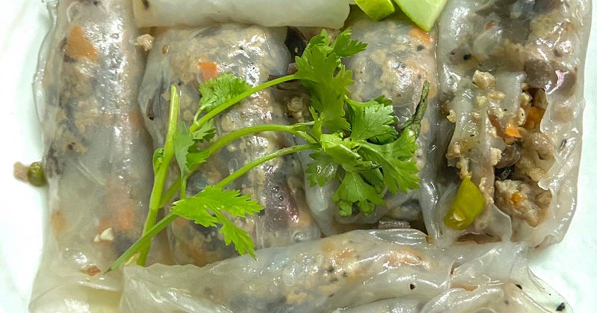 Bánh cuốn (làm bằng bánh tráng)