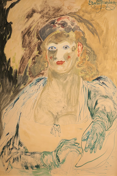 Dam i teaterloge 1925