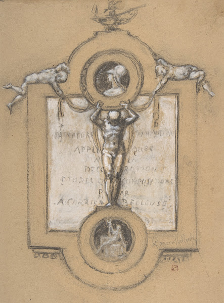 Design for a Frontispiece 19th century