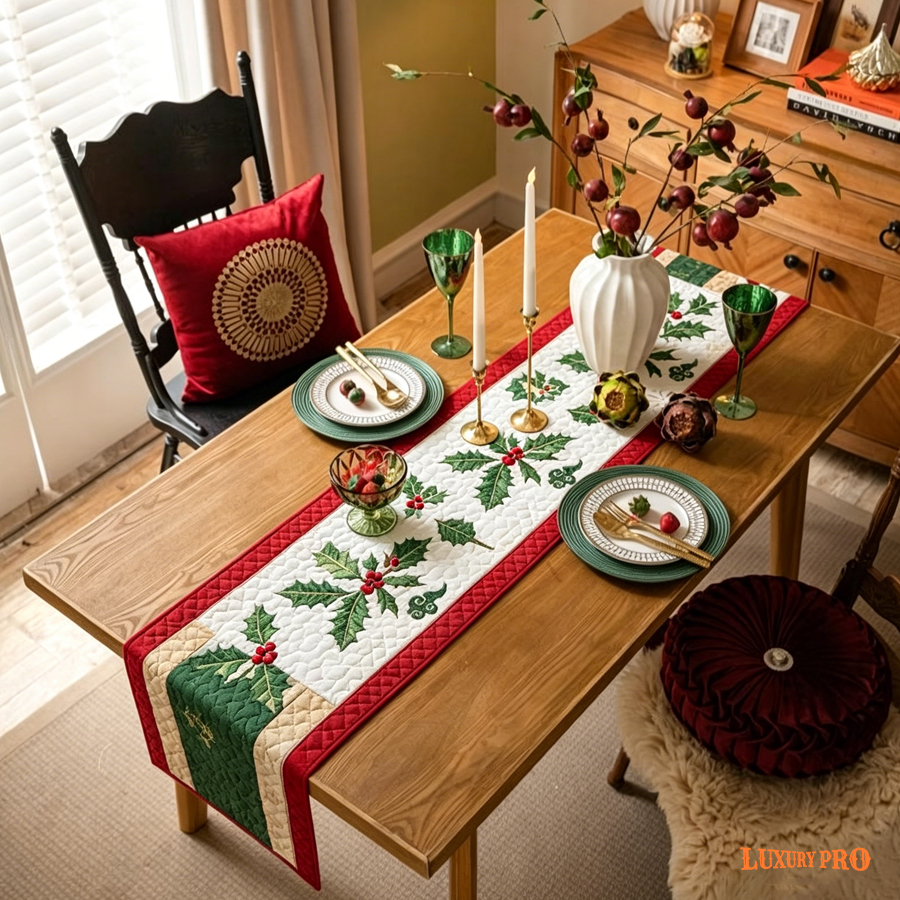 Diamond Quilted Rectangular Placemat – Crystal Velvet
