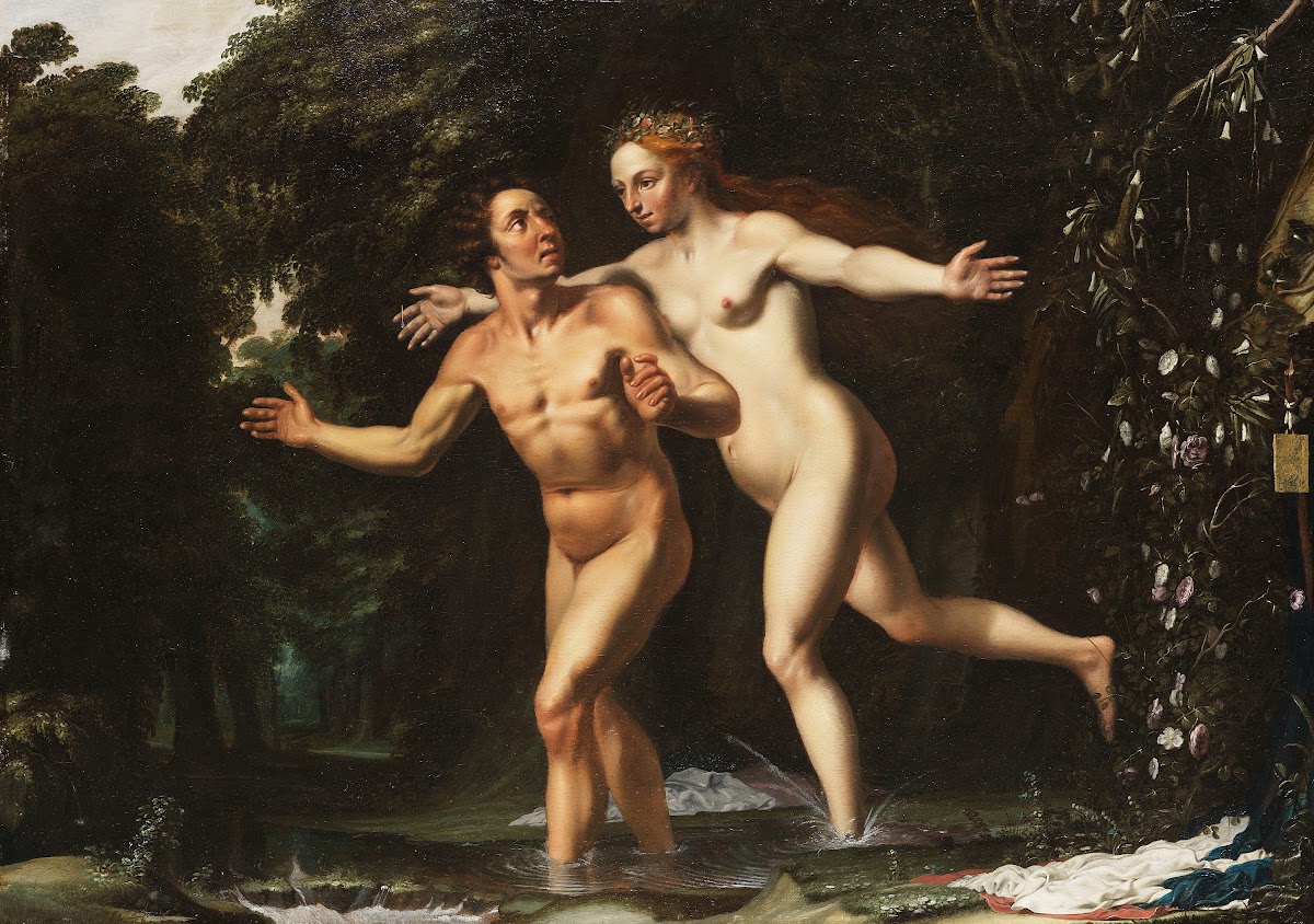Hermaphroditos und Salmakis 1600