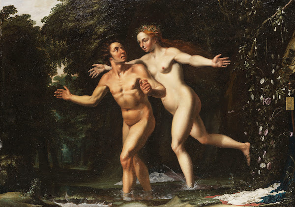 Hermaphroditos und Salmakis 1600