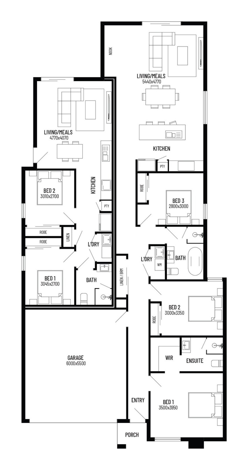 Dual Occupancy Investment Property in Bunyip, VIC (5.21% Yield) | Aus Investment Properties - Floor Plan 1