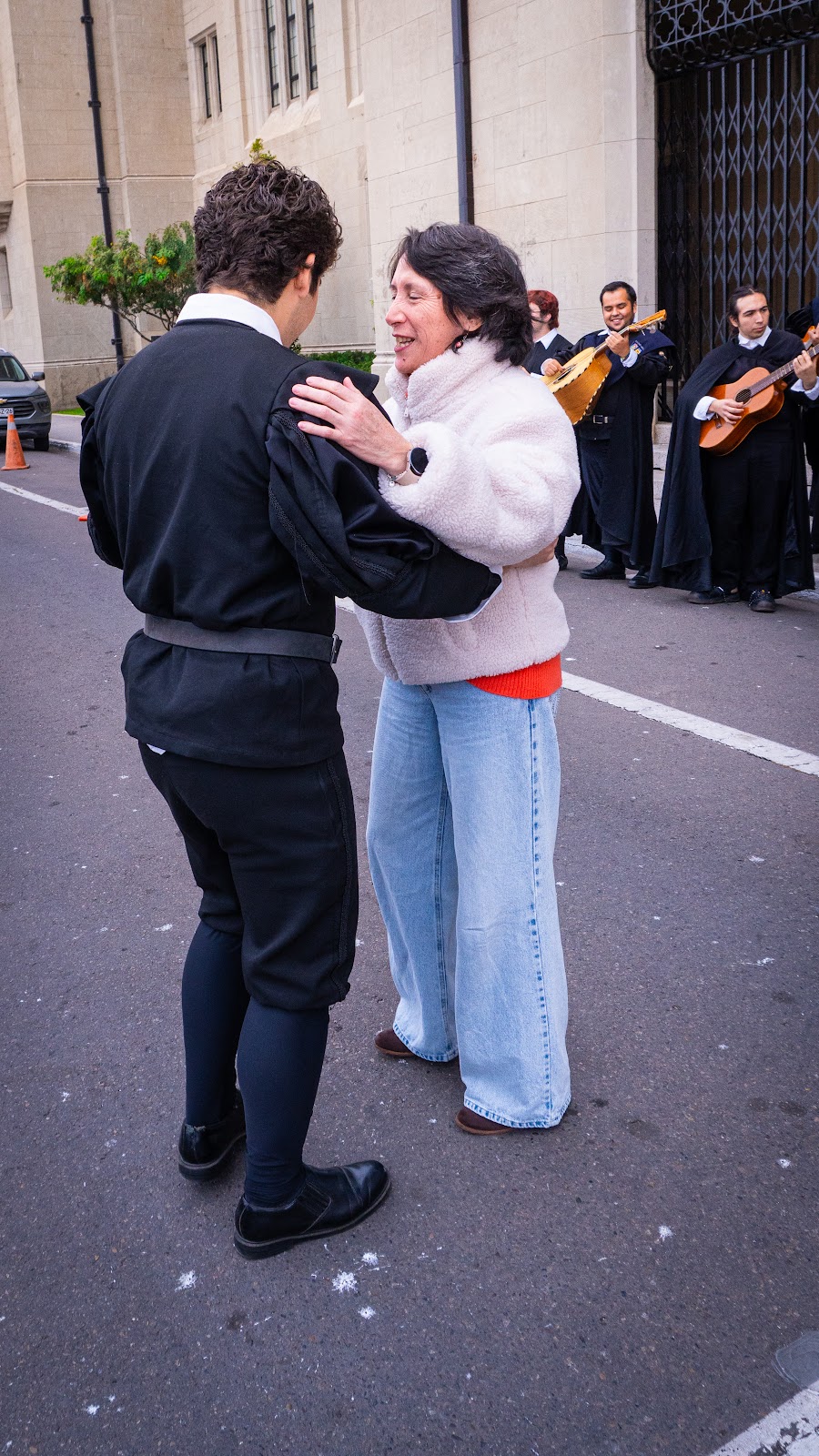Baile con el público