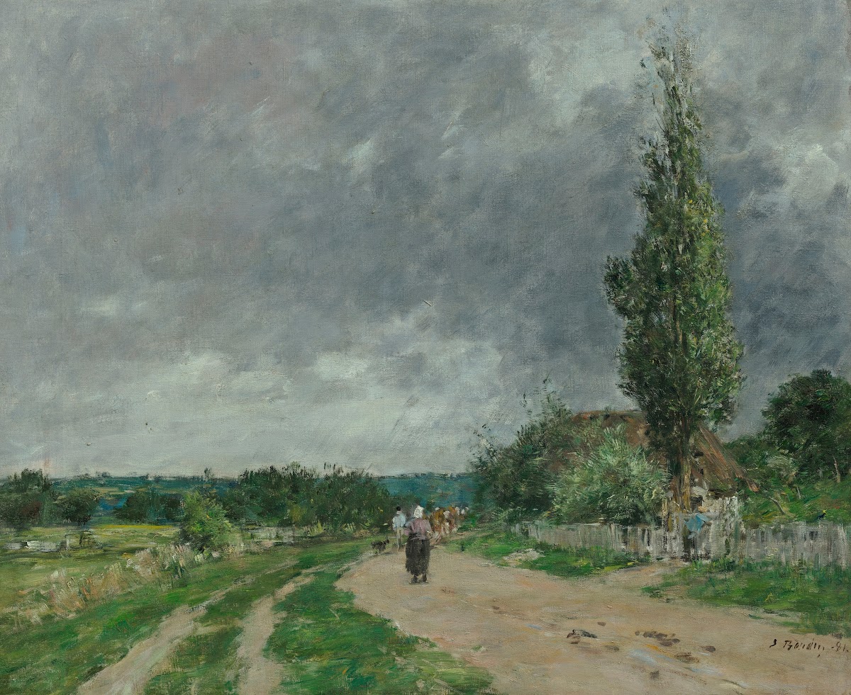 La route de Deauville 1881