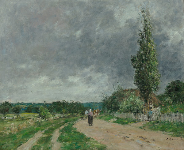 La route de Deauville 1881