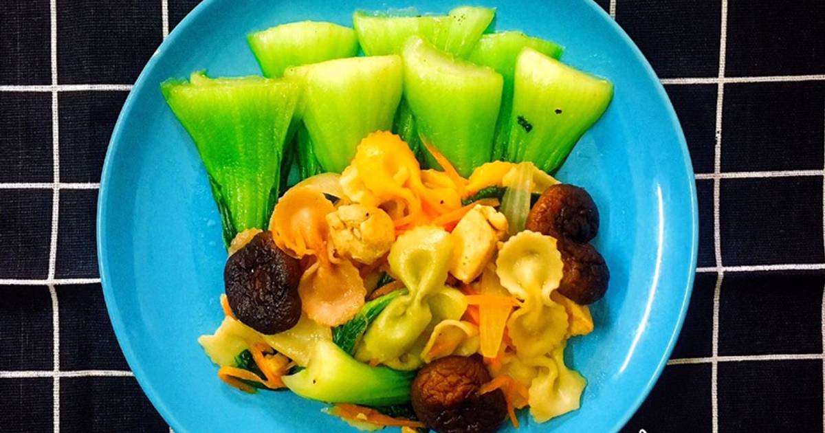 Nui rau củ xào ức gà Eatclean