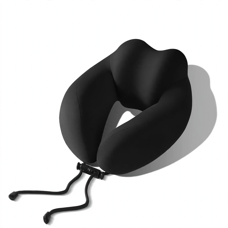 U-shaped neck pillow with memory foam