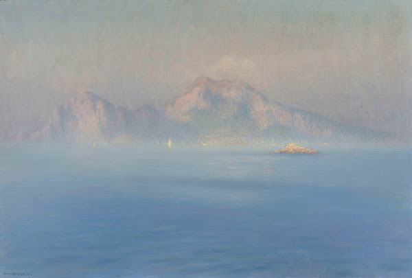 Capri Côte Escarpée Vue De La Mer 1912