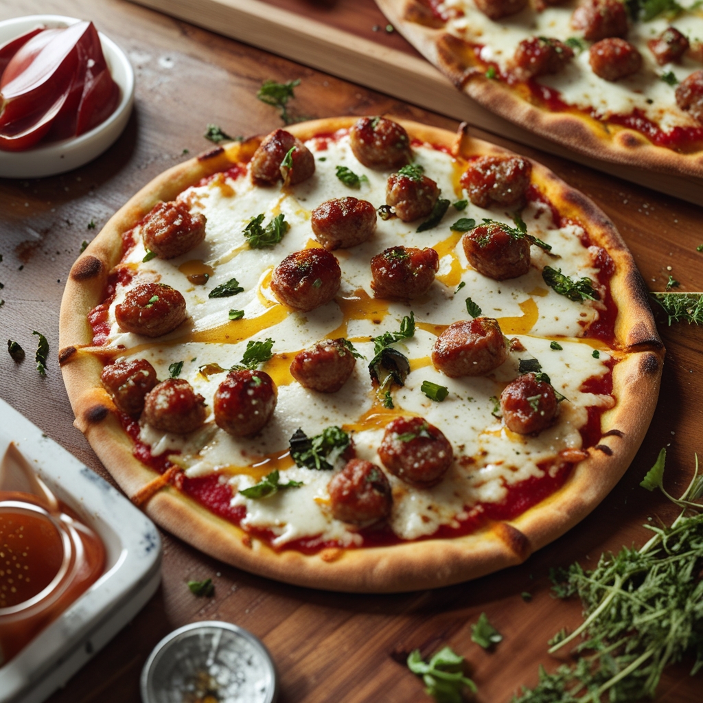 Easy Hot Sausage Feta Honey Pizza You’ll Make Again and Again – Quick & Delicious Homemade Meal finished