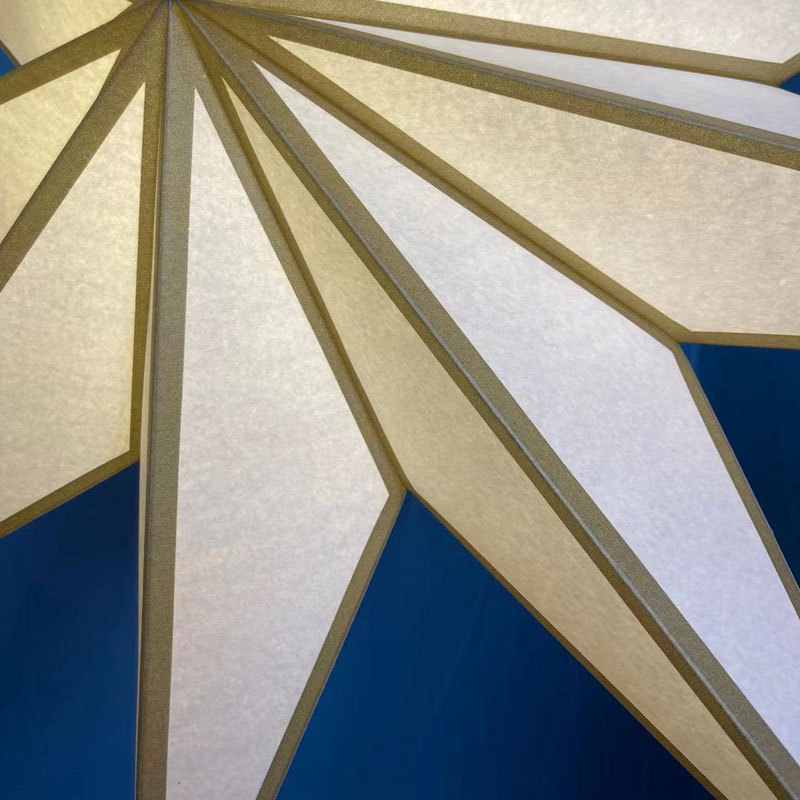 Nordic Star Lampshade, 9-pointed, Metal