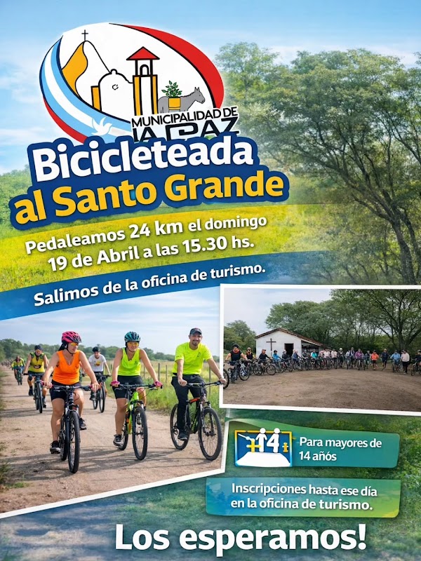 Bicicleteada al Santo Grande
