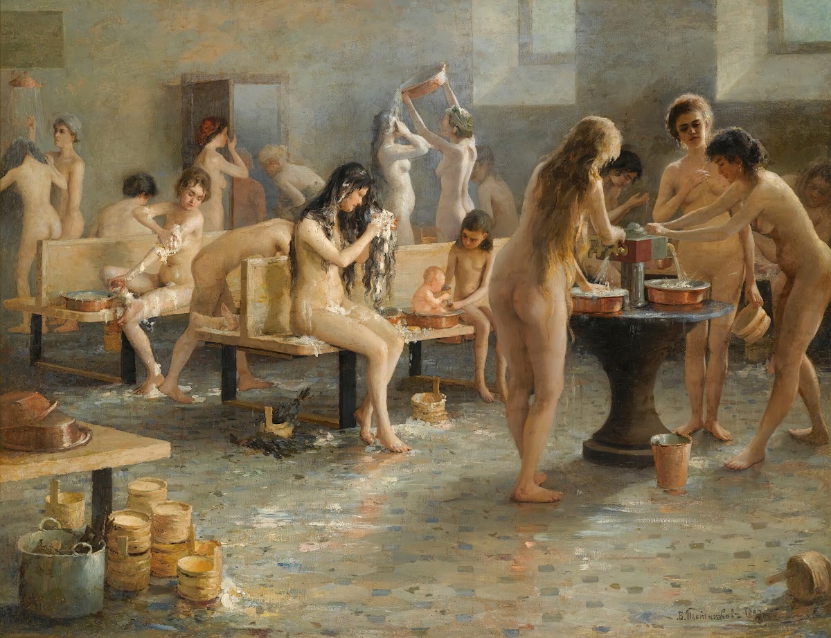 In The Bath House 1897