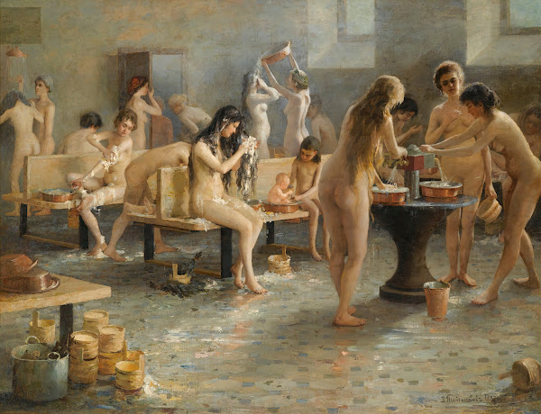 In The Bath House 1897