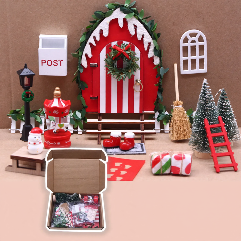 Miniature Fairy Door Set for Dollhouses
