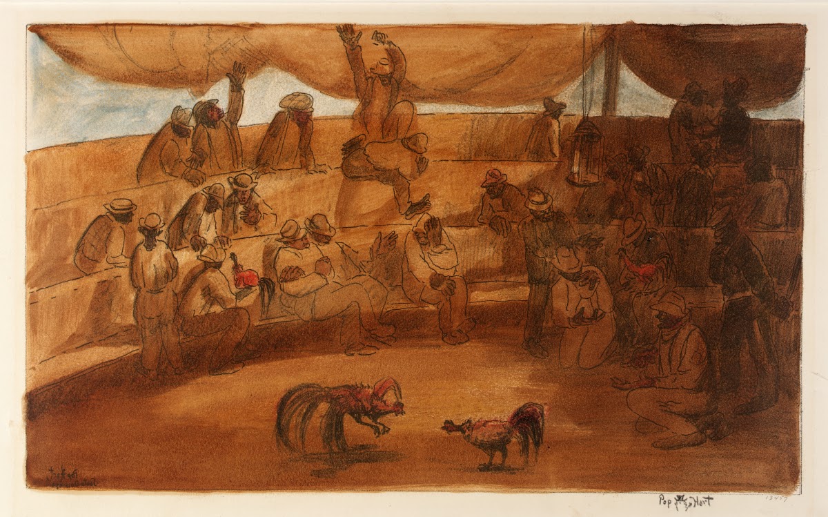 Cockfight Santo Domingo 1923