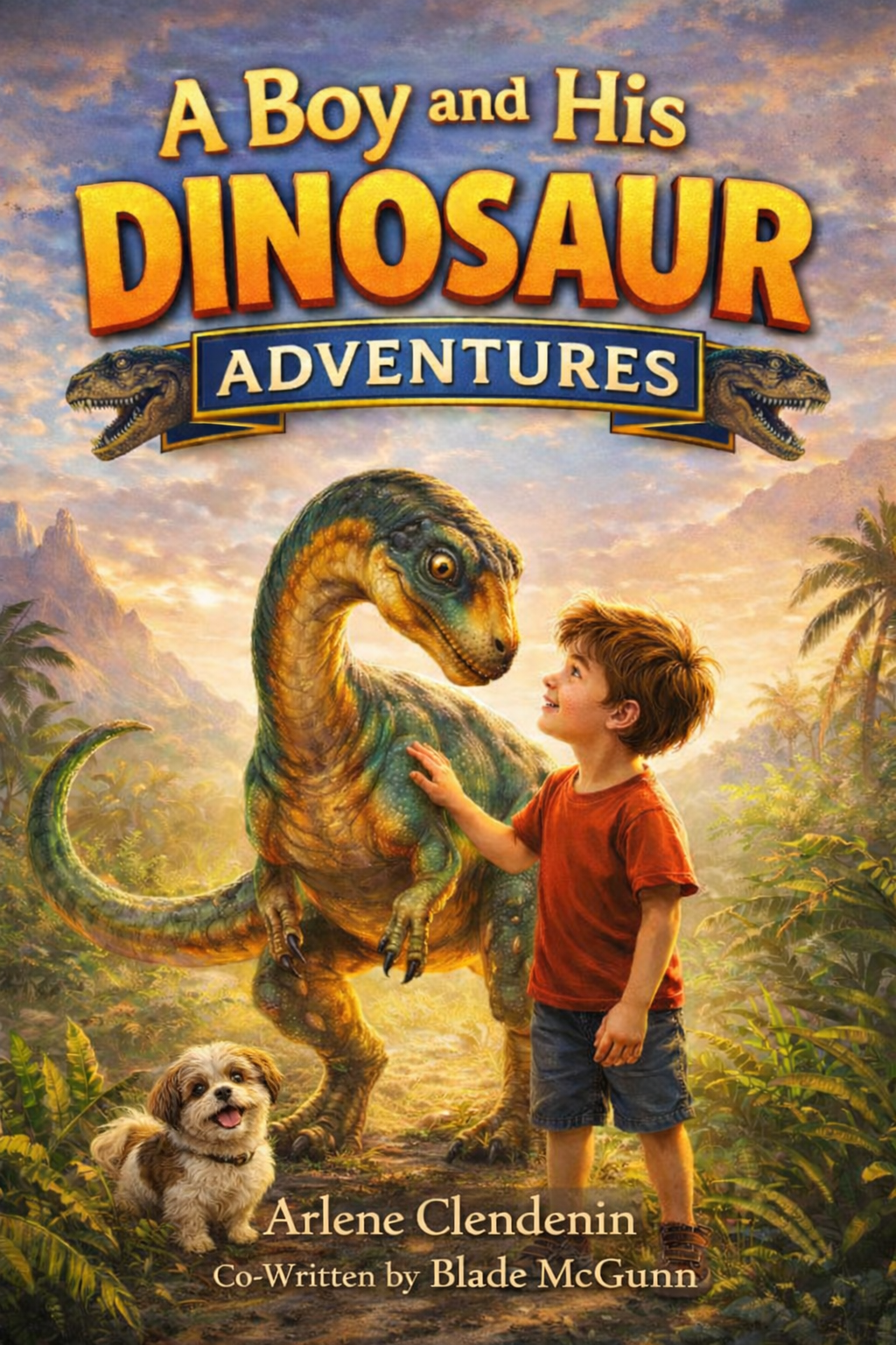 The Boy and His Dinosaur cover by Arlene Clendenin, co-written by Blade McGunn