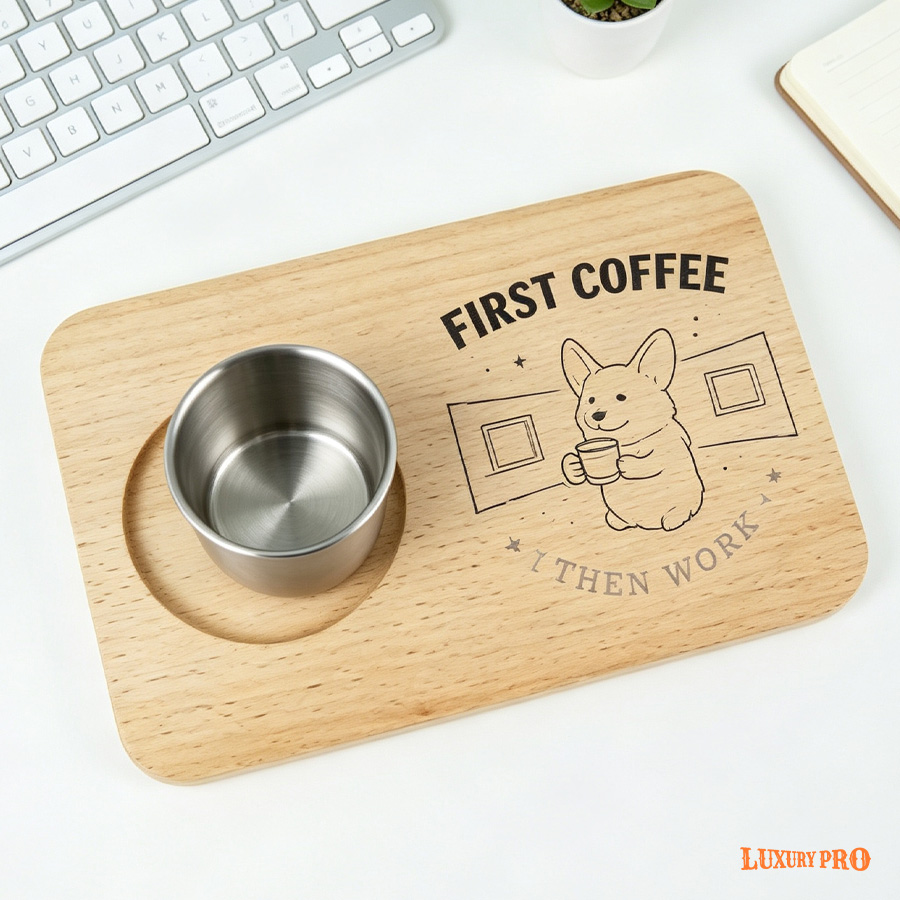 Wooden Coffee Tray