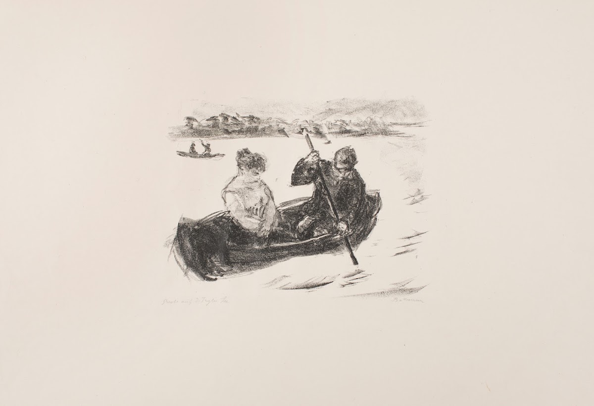 Boats On Lake Tegel 1911