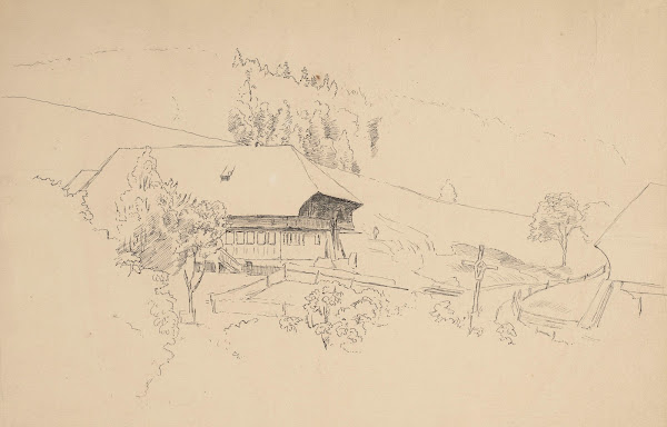 Hans Thomas Family Home in Oberlehen near Bernau im Schwarzwald 1890   1900